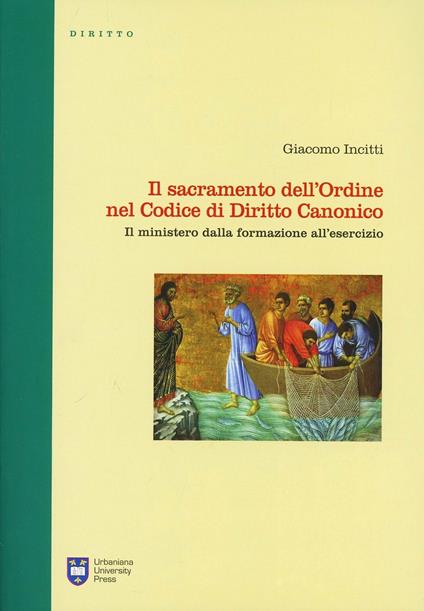 Il sacramento dell'Ordine nel Codice di Diritto Canonico. Il ministero dalla formazione all'esercizio - Giacomo Incitti - copertina