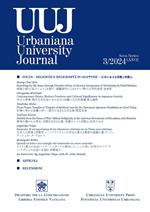 Urbaniana University Journal (2024). Vol. 3: Religioni e religiosità in Giappone