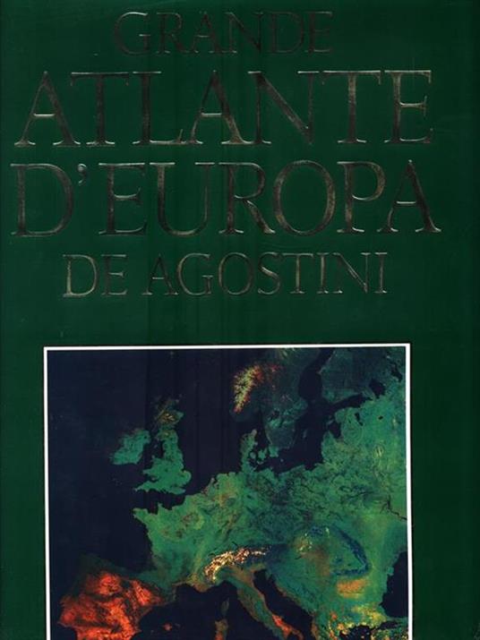 Grande atlante d'Europa De Agostini - copertina