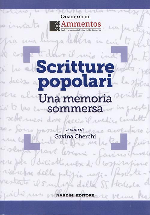 Scritture popolari. Una memoria sommersa - Gavina Cherchi - copertina