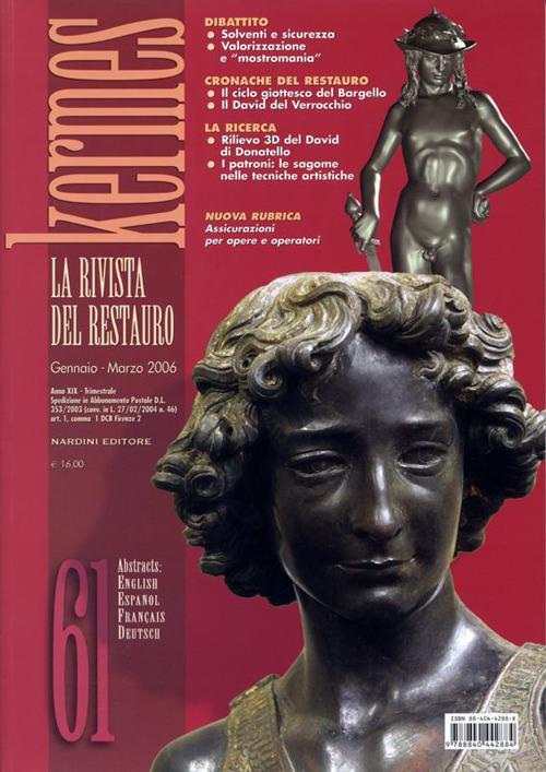 Kermes. La rivista del restauro. Vol. 61 - copertina