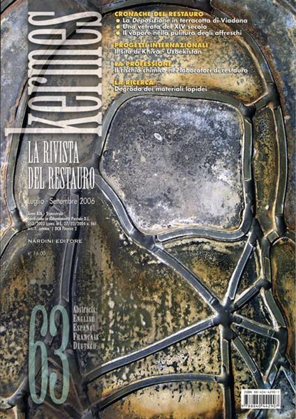 Kermes. La rivista del restauro. Vol. 63 - copertina