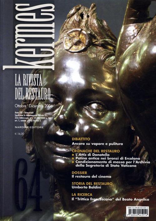 Kermes. La rivista del restauro. Ediz. illustrata. Vol. 64 - copertina
