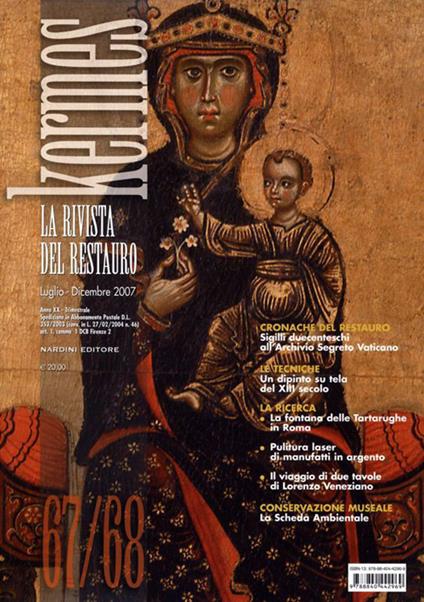 Kermes. La rivista del restauro. Vol. 67-68 - copertina