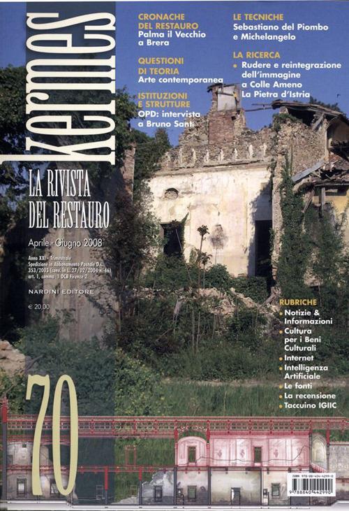 Kermes. La rivista del restauro. Vol. 70 - copertina