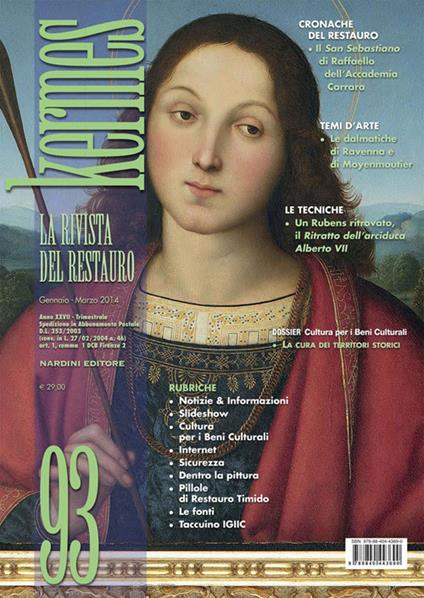 Kermes. La rivista del restauro. Vol. 93 - copertina