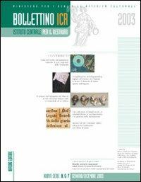 Bollettino ICR. Vol. 6-7 - copertina