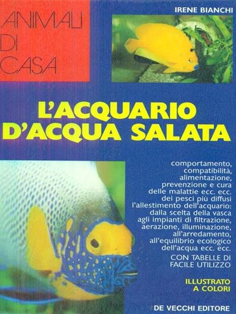 L' acquario d'acqua salata - Irene Bianchi - copertina