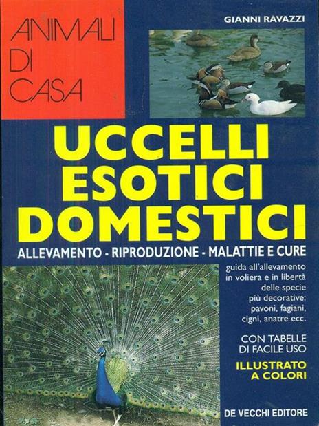 Guida agli uccelli esotici domestici - Gianni Ravazzi - copertina