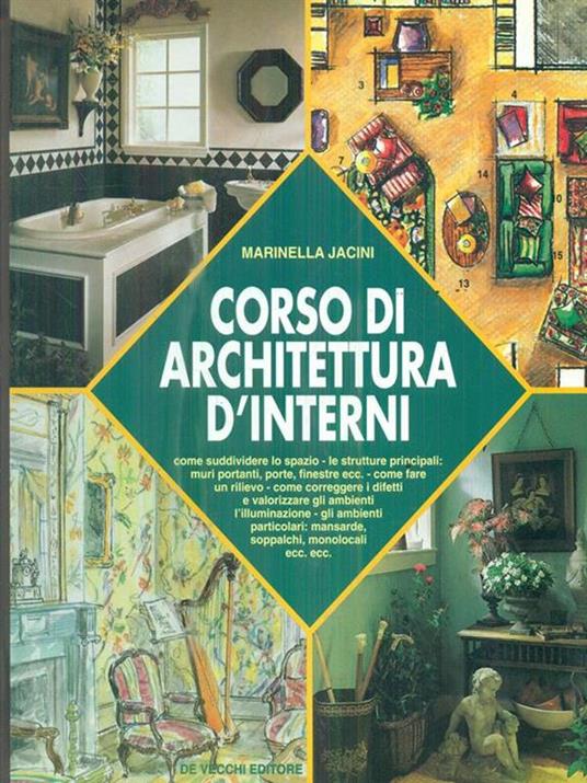 Corso di architettura d'interni - Marinella Jacini - copertina