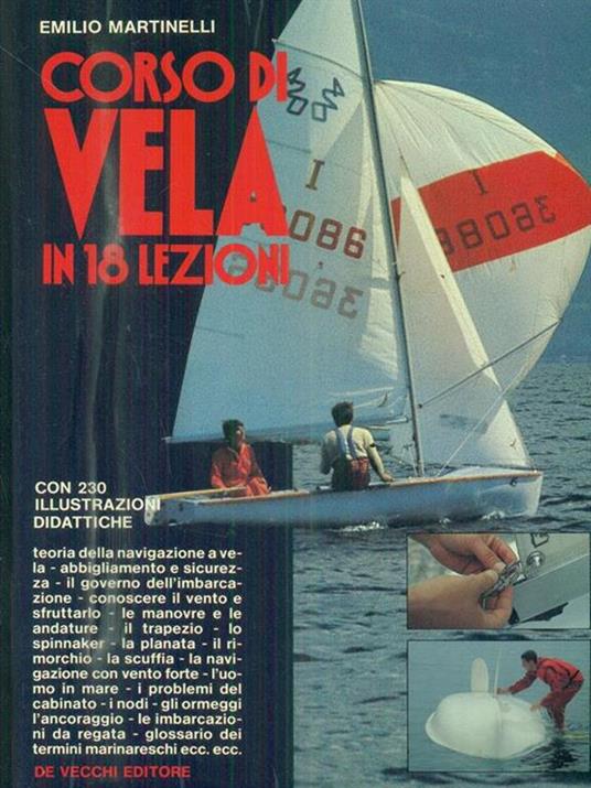 Corso di vela in 18 lezioni - Emilio Martinelli - copertina