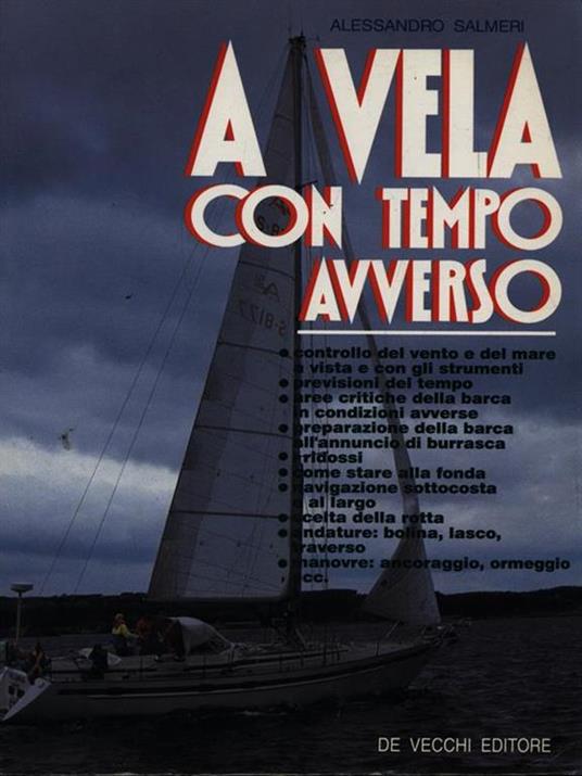 A vela con tempo avverso - Alessandro Salmeri - copertina
