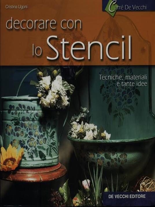 Decorare con lo stencil - Giusy Caserini - copertina