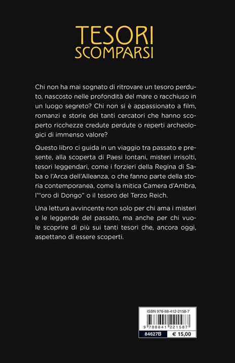 Tesori scomparsi. Dall'arca dell'alleanza all'oro del terzo Reich - Massimo Centini - 2