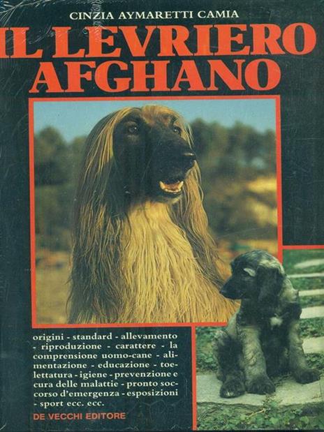 Il levriero afghano - copertina