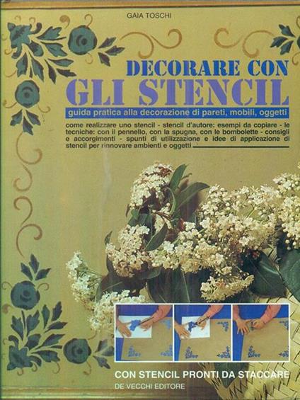 Decorare con gli stencil - Gaia Toschi - copertina