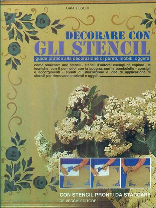 Decorare con gli stencil - Gaia Toschi - copertina