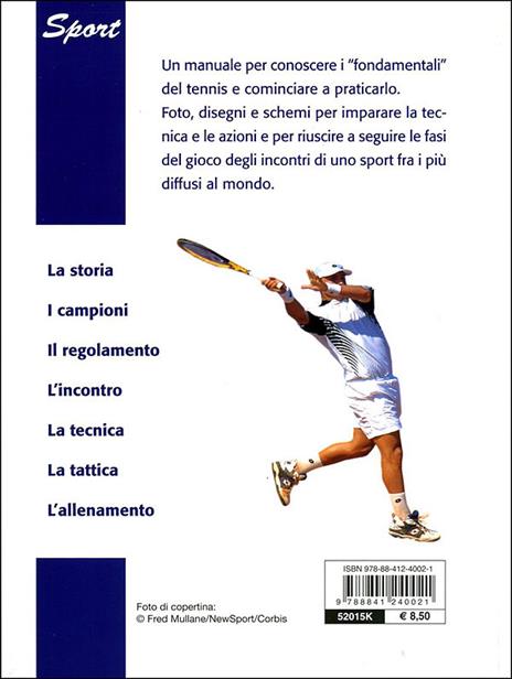 Tennis. Regolamento, tattica, colpi, allenamento - Stefano Alfonsi - 7