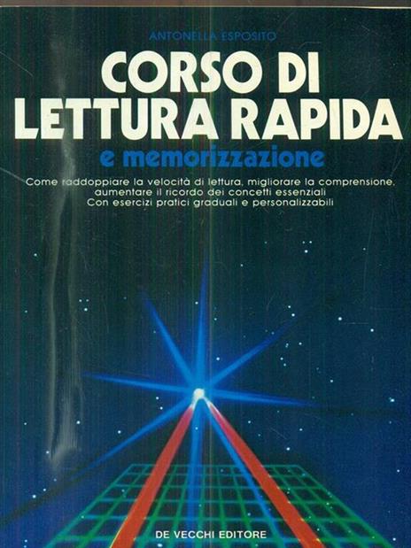 Corso di lettura rapida e memorizzazione - Antonella Esposito - copertina