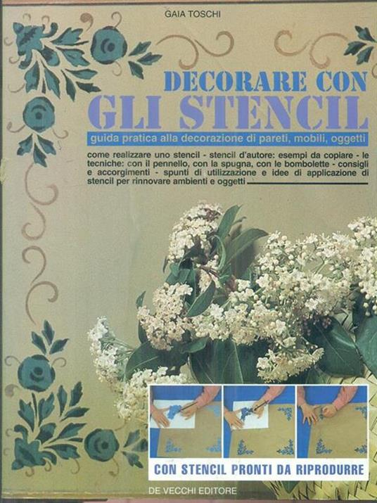 Decorare con gli stencil - Gaia Toschi - copertina