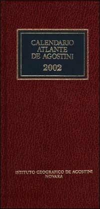 Calendario atlante De Agostini 2002 - copertina