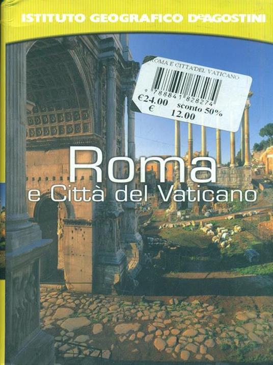 Roma e Città del Vaticano. Con atlante stradale tascabile 1:13 000. Ediz. illustrata - copertina