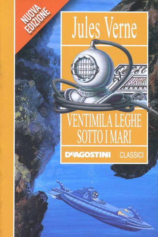 Ventimila leghe sotto i mari - Jules Verne - copertina