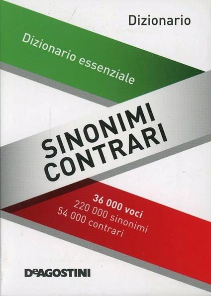 Sinonimi e contrari. Dizionario essenziale - copertina