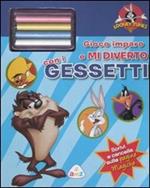 Gioco imparo e mi diverto con i gessetti. Looney Tunes. Ediz. illustrata. Con gadget