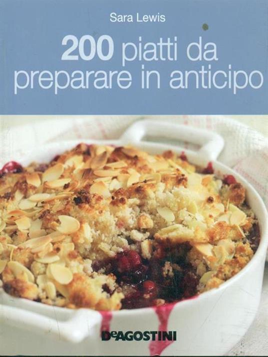 200 piatti da preparare in anticipo - Sara Lewis - copertina