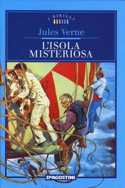 L' isola misteriosa - Jules Verne - copertina