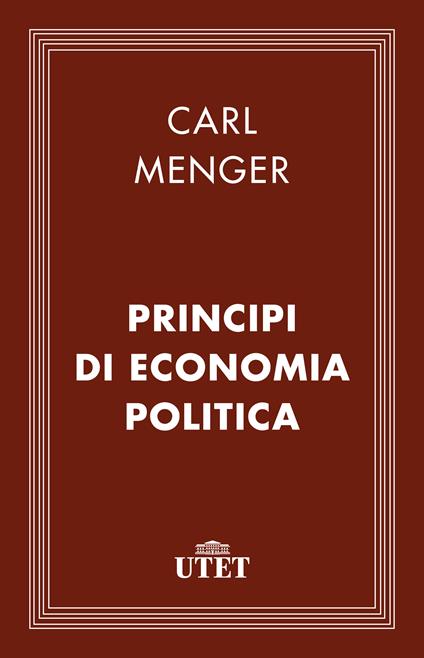 Principi di economia politica - Carl Menger - ebook
