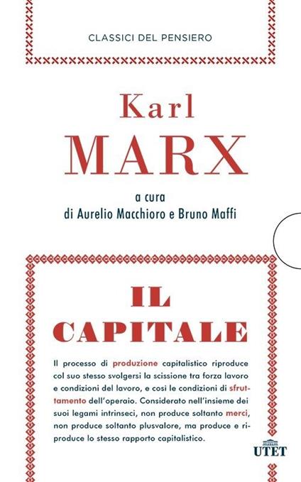 Il capitale - Karl Marx - copertina