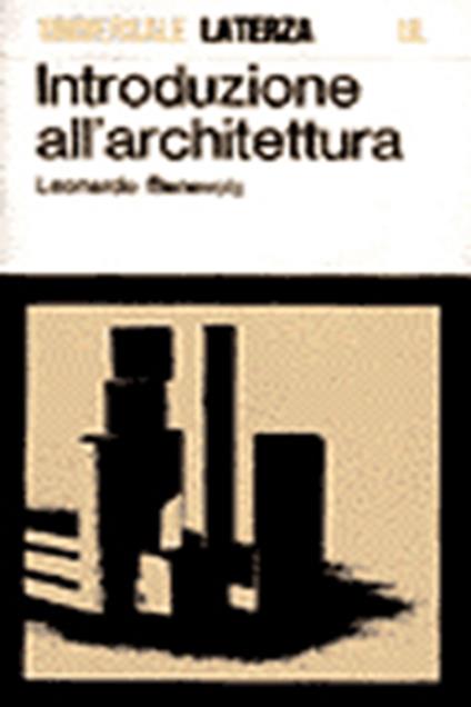 Introduzione all'architettura - Leonardo Benevolo - copertina