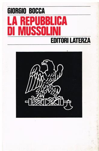 La repubblica di Mussolini - Giorgio Bocca - copertina