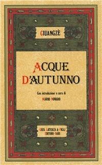 Acque d'autunno - Zhuang-zi - copertina