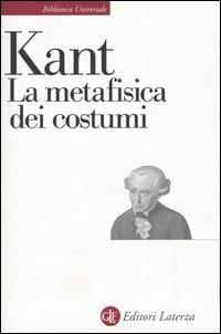 La metafisica dei costumi - Immanuel Kant - copertina