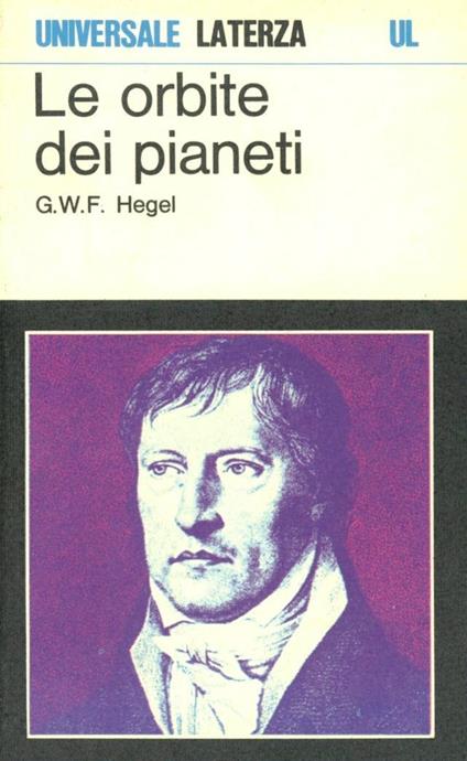 Le orbite dei pianeti - Friedrich Hegel - copertina