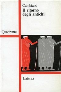 Il ritorno degli antichi - Giuseppe Cambiano - copertina