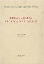 Bibliografia storica nazionale (1989-1990) vol. 51-52