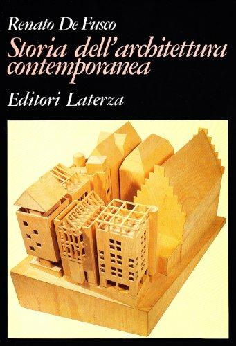 Storia dell'architettura contemporanea - Renato De Fusco - copertina