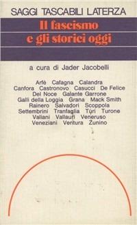 Il fascismo e gli storici oggi - copertina