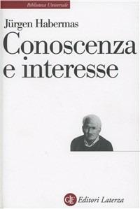 Conoscenza e interesse - Jürgen Habermas - copertina