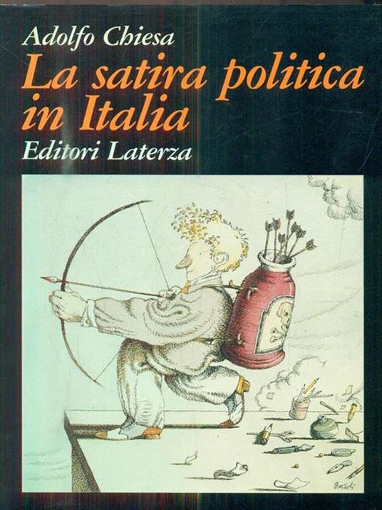 La satira politica in Italia - Adolfo Chiesa - copertina