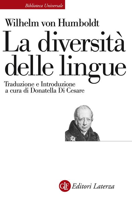 La diversità delle lingue - Wilhelm von Humboldt - copertina