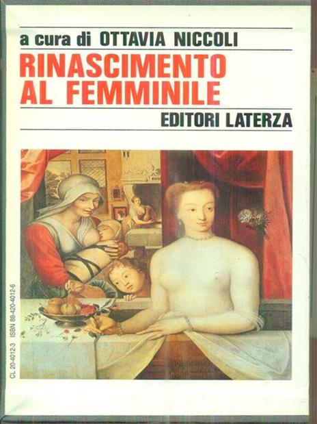 Rinascimento al femminile - copertina