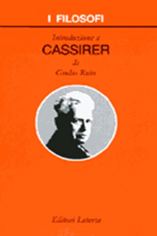 Introduzione a Cassirer - Giulio Raio - copertina