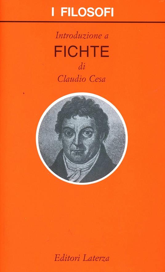 Introduzione a Fichte - Claudio Cesa - copertina