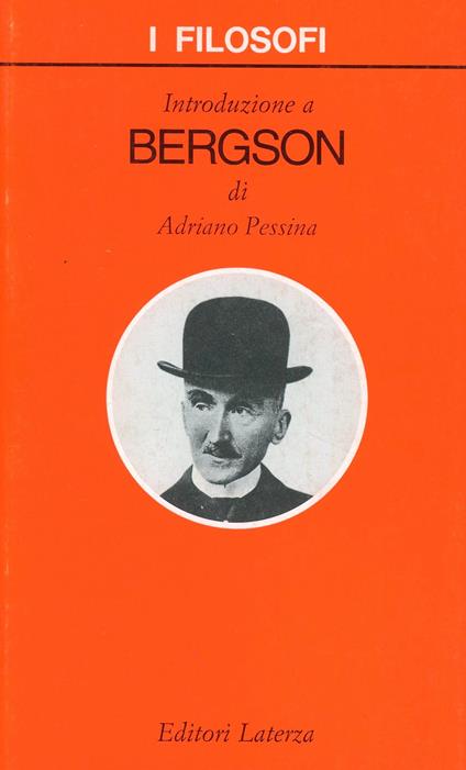 Introduzione a Bergson - Adriano Pessina - copertina
