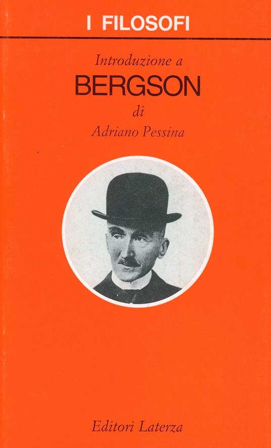 Introduzione a Bergson - Adriano Pessina - copertina